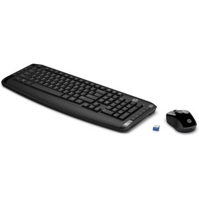 تصویر کیبورد و ماوس بی سیم اچ پی مدل CS300 HP CS300 Wireless Keyboard and Mouse