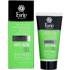 تصویر ژل اورین بیوتك بیوکنیل آنتی آكنه 50 میل Evrin Biotech Biocnyl Anti-Acne Gel 50Ml