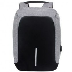 تصویر کیف کوله ای ضد سرقت Backpack USB Port Travel School Bags Rucksack Anti-Theft 