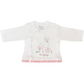 تصویر ست لباس پنج تکه بیمارستانی نوزاد دخترانه طرح خرگوش و گل دانالو Danaloo Danaloo Rabbit & Flower 5-Piece Baby Girl Hospital Clothing Set