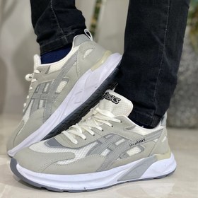 تصویر کتونی آسیکس مردانه رنگ طوسی - ۴ katooni asics