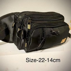 تصویر کیف کمری پیر کاردین مدل 2036 با ۵ زیپ 