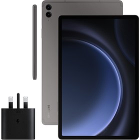 تصویر تبلت سامسونگ مدل Galaxy Tab S9 FE Plus 5G SM-X616B ظرفیت 256 گیگابایت و رم 12 گیگابایت به همراه شارژر 