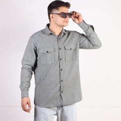 تصویر پیراهن پشمی مردانه ساده 