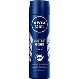 تصویر اسپری بدن 48 ساعته پرتکت اند کر مردانه نیوآ Protect & Care body spray 48 hour Men Nivea 150 ML