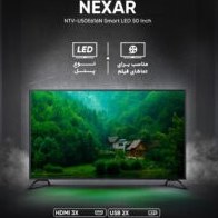 تصویر تلویزیون ال ای دی هوشمند نكسار مدل NTV-U50E616N سایز 50 اینچ 