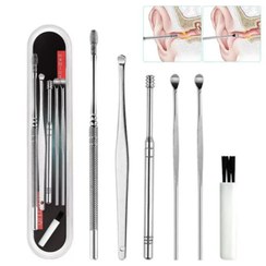 تصویر گوش پاک کن مدل BMT بسته 6 عددی BMT model ear cleaner, pack of 6