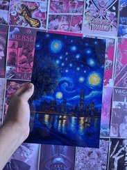 تصویر تابلو شاسی مدل شب پر ستاره 