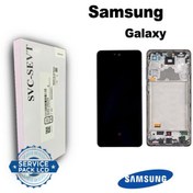 تصویر تاچ ال سی دی گوشی سامسونگ Samsung Galaxy A72/A726/A725 - مشکی / با فریم / LCD Samsung A72/A726/A725