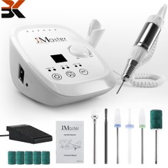 تصویر ست سوهان ناخن برقی حرفه ای JCMASTER مدل XY302 