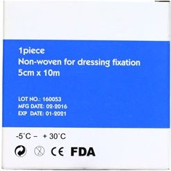 تصویر چسب حصیری 5cmx10m تی جی مد Fixed Dressing Glue 5 cm x 10 m TG Med