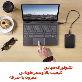 تصویر هارد دیسک اکسترنال super fast ظرفیت 320 گیگابایت 