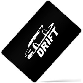 تصویر کارت بانکی فلزی طرح Drift کد 152 