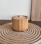 تصویر جا شکری بامبو مدل قاشق دار 