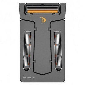 تصویر خود تراش کارتی Carzor مدل دو تیغ 