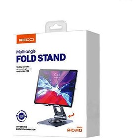 تصویر هولدر رومیزی موبایل و تبلت رسی مدل RHO-M12 Recci Mobile and Tablet Desktop Stand RHO-M12