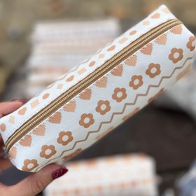 تصویر جامدادی چرمی تک زیپ طرح تدی - طرح 