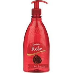 تصویر مایع دستشویی لطیفه مدل Red Rose مقدار 400 گرم 