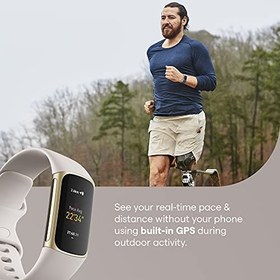 تصویر ساعت هوشمند Fitbit Charge 5 Activity Tracker با 6 ماه عضویت ممتاز - ارسال 20 روز کاری 