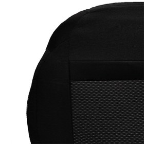 تصویر روکش صندلی خودرو برند دوک کاور طرح پانیذ پارچه مشکی مناسب برای خودرو تارا-تار اتوماتیک 