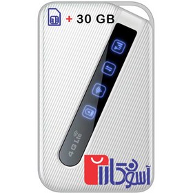 تصویر مودم روتر 4G LTE بی‌سیم و قابل حمل دی لینک مدل DWR-930M به همراه 30 گیگ اینترنت سه ماهه رایگان 