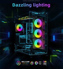 تصویر فن کیس لاوینگ کول مدل LC-D120 5V ARGB 