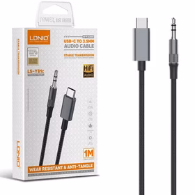 کابل تبدیل Type-C به AUX الدینیو LS-Y81c طول 1 متر