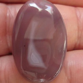 تصویر نگین عقیق بنفش سلیمانی درشت معدنی کد A180 agate