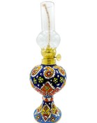 تصویر گرد سوز مینا Enamel wick lamp
