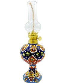 تصویر گرد سوز مینا Enamel wick lamp