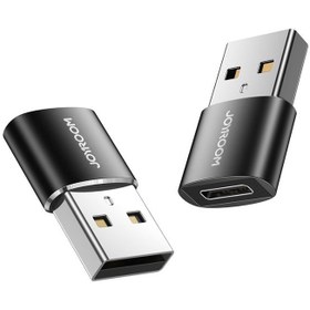 تصویر مبدل USB به USB-C جوی روم مدل S-H152 پک 2 عددی 