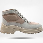 تصویر نیم بوت زنانه شیما مدل دماوند خاکی 