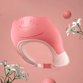 تصویر کلاه حمام سیلیکونی کودک طرح گاو 
