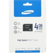 تصویر کارت حافظه SD سامسونگ مدل MB-SS4GA کلاس 4 استاندارد کد M12705 
