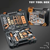 تصویر ست ابزار کیفی کودک مدل 102_778 با دریل باتری‌خور و لوازم کامل 