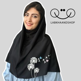 تصویر مقنعه قاصدک نقاشی 