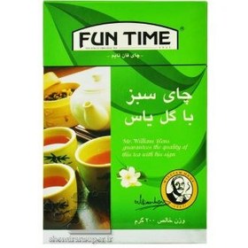 تصویر چای سبز با گل یاس ۲۰۰ گرمی فان تایم FUN TIME 