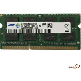 تصویر رم لپ تاپ 8گیگابایت سامسونگ RAM Samsung DDR3 PC3 10600 1333Mhz 