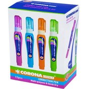 تصویر لاک غلط گیر 7 میل بدنه رنگی کرونا Corona corretion pen