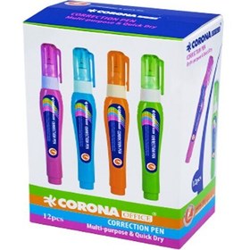 تصویر لاک غلط گیر 7 میل بدنه رنگی کرونا Corona corretion pen