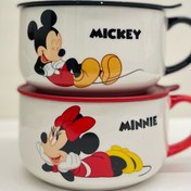 تصویر قابلمه سوپ خوری سرامیکی دسته دار دیزنی 