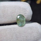 تصویر نگین سنگ طبیعی زمرد معدنی زامبیا کد 36483 