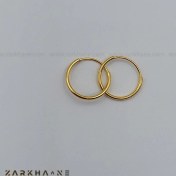 تصویر گوشواره طلا طرح ساده 