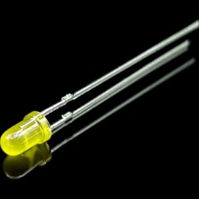 تصویر LED زرد 3mm بسته 10 تایی 
