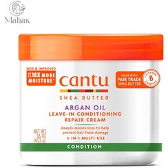تصویر کرم مو ترمیم کننده کانتو با روغن آرگان حجم ۴۵۳ میلی لیتر مناسب موهای فر 