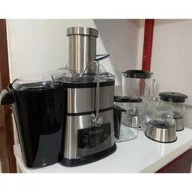 تصویر ارسال رایگان آبمیوه گیری چهار کاره تکنو اسمارت Techno صفحه لمسی 5 سرعته پایه استیل 