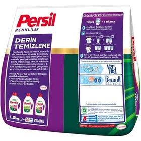 تصویر پودر ماشین لباسشویی اتریشی پرسیل Persil DERİN TEMİZLİK مناسب لباس های رنگی 1.5 کیلوگرم 