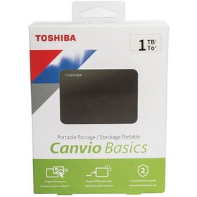تصویر هارد دیسک اکسترنال توشیبا Canvio Basics ترابایت 1 