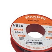 تصویر سیم لحیم استانول مدل SN63PB37 وزن ۱۰۰ گرم 