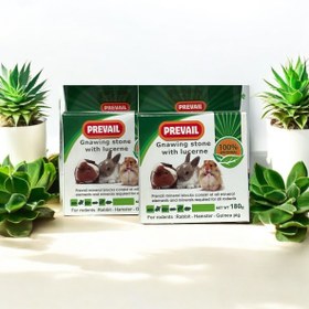 تصویر بلوک معدنی جویدنی حاوی کاه شبدر مخصوص جوندگان پریویل 